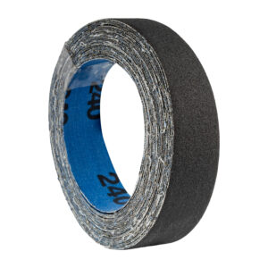 emery cloth 240grit 25mm x 10m roll