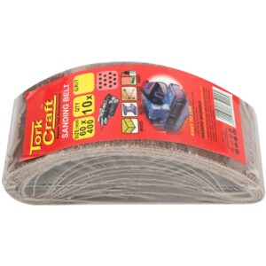 sanding belt 60 x 400mm 60 grit 10/pack (for triton palm sander)