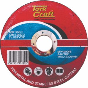 cutting disc steel & ss 125 x 1.2 x 22.2mm