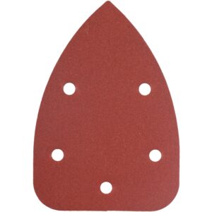 sanding triangle 600 grit 140 x 140 x 98mm 5/pack w/h hook and loop