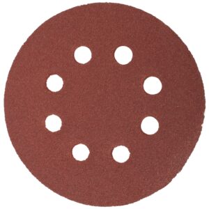 sanding disc 125mm 60 grit with holes 10/pk hook and loop