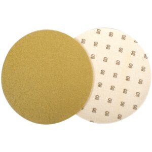 gold disc (50 pieces) 80 grit 150mm without hole hook and loop
