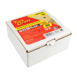 gold disc (50 pieces) 40 grit 125mm x 8 holes hook and loop