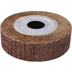 flap wheel 205 x 50 x 25mm bore 80 grit per each