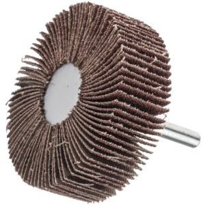 flap wheel 60 x 20 x 6mm shaft 60 grit per each