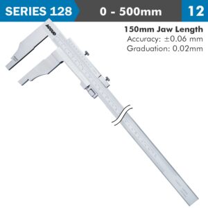 vernier caliper jaw length 150mm 0 500mm