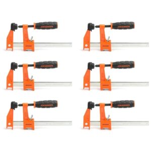 jorgensen 6' 150mm m/duty 6 pack steel bar clamp