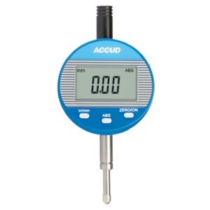 digital indicator flat & lug back 25.4mm/1'