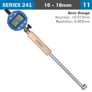 dig. bore gauge 10 18mm 0.012mm acc. 0.001mm grad.
