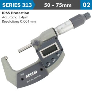 dig. outside micrometer 50 75mm 0.004mm acc. ip65 0.001mm res.