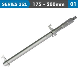 inside micrometer 175 200mm without setting ring 0.012mm acc. 0.01mm g