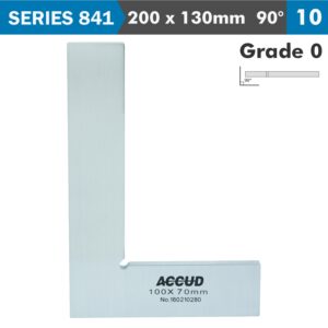 flat edge square 90 deg. grade 0 200x130mm