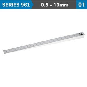 taper gauge 0.5 10mm 0.05mm grad. 0.05mm acc. s/steel