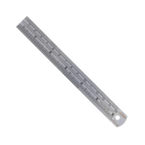 ruler 150mm s/steel 0.08mm acc 0.5mm grad.