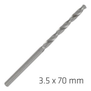 alpen pro hss 3.5mm drill din 338 rn 135 split point plastic wallet (