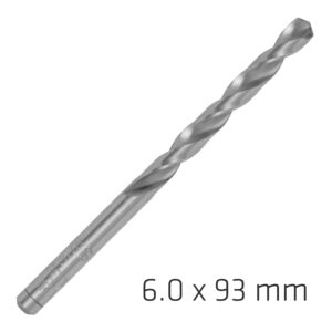 alpen pro hss 6mm drill din 338 rn 135 split point plastic wallet (1