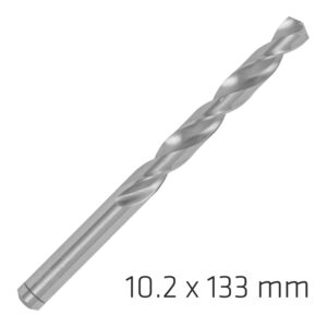 alpen pro hss 10.2mm drill din 338 rn 135 split point plastic wallet