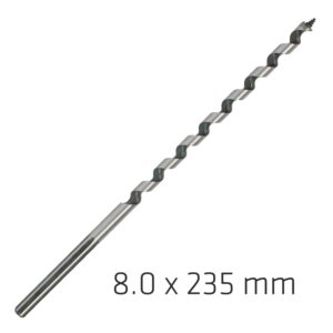 wood auger drill bit 8 x 235mm
