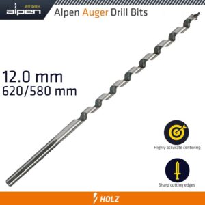wood auger drill bit 620 x 580 12mm