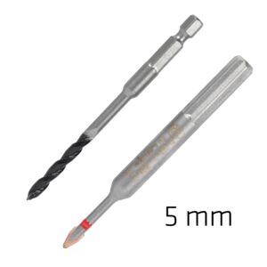 5.0mm porcelain & concrete c protector drill bit set tile