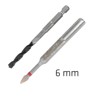 6.0mm porcelain & concrete c protector drill bit set tile