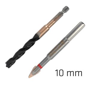 10.0mm porcelain & concrete c protector drill bit set tile