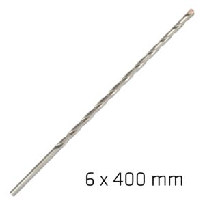 masonry drill bit long life 6 x 400mm