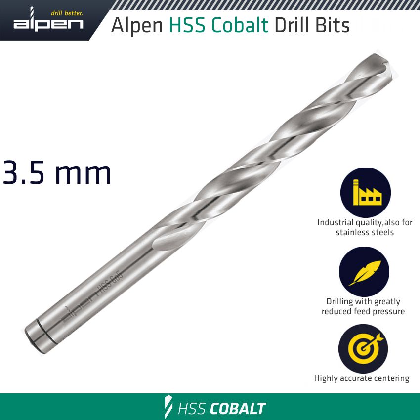 hss cobalt din 338 3.5mm bulk hss cobalt din 338 3.5mm bulk