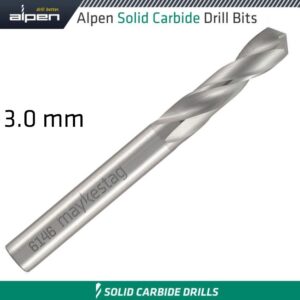 alpen solid carbide drill bit 3.0