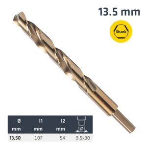 hss cobalt 13.5 red.shank