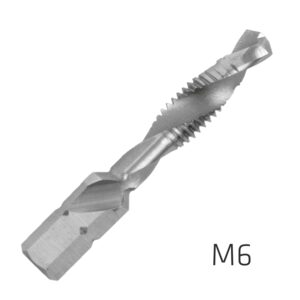 alpen combination tap plw m6 1/4' shank