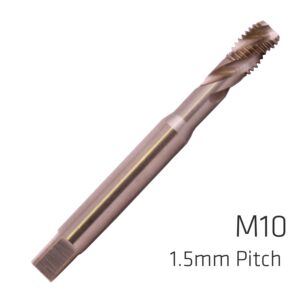 machine tap cobalt 10mm in pouch 1.5mm pitch