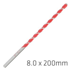 profi multicut drill bit 8 x 200mm