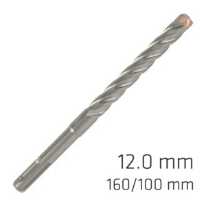force x 12.0 x160/100 sds plus rebar drill bit x4 cutting edges bulk