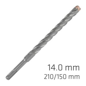force x 14.0 x 210/150 sds plus rebar drill bit x4 cutting edges
