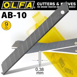 olfa blades ab 10 10/pack 9mm