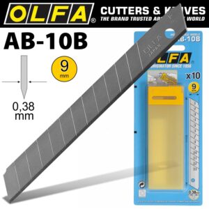 olfa blades ab 10b 10/pack 9mm