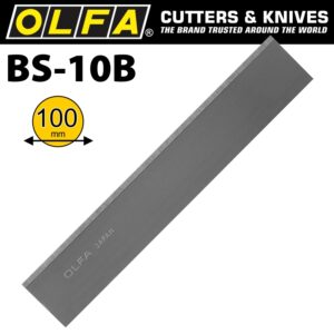 olfa scraper blades x10 for xrs series 100mmx0.5mm