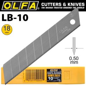 olfa blades lb 10 10/pack 18mm