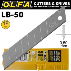olfa blades lb 50 50/pack 18mm