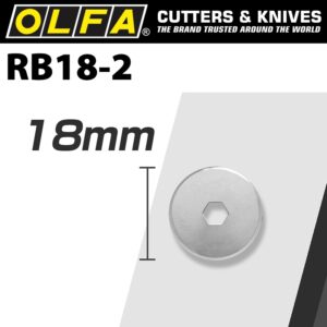olfa blades rotary rb18 2 2/pack 18mm