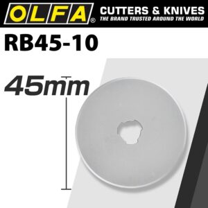 olfa blades rotary rb45 10 10/pack 45mm