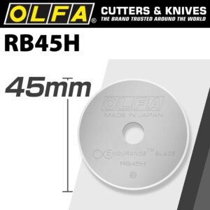olfa endurance blade for rotary cutter rb45 1 1/pack 45mm
