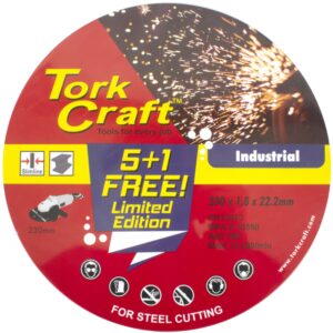 5+ 1 cutting disc ind. metal 230 x 1.8 x 22.2 mm tin case