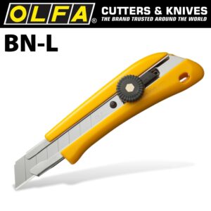 olfa cutter model bn l screw lock snap off knife 18mm