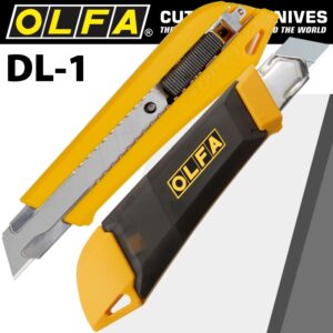 olfa knife incoporating snap off blade dispenser snap off type 18mm
