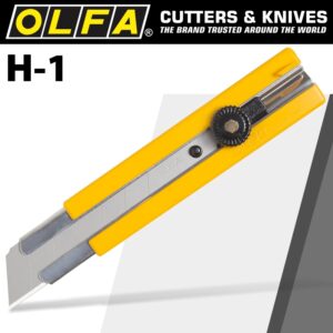 olfa cutter model h 1 extra heavy duty snap off knife cutter 25mm