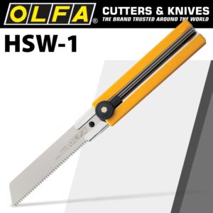 olfa retractable saw knife with hswb 1 blade