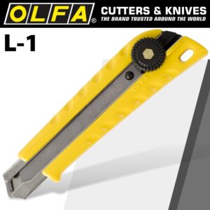 olfa cutter model l 1 heavy duty snap off knife 18mm