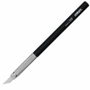 olfa aluminum art knife with 25 blades